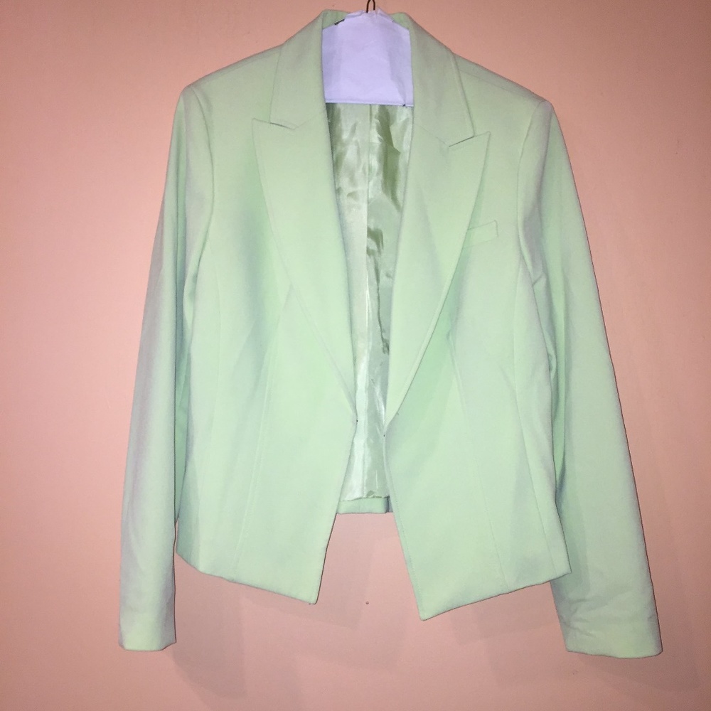 LIKE NEW: Mint Green Blazer